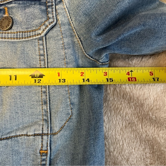 ZADIG & VOLTAIRE ​Kioky Cropped Skull Embellished Denim Jacket Size Small Zip - Picture 13 of 15